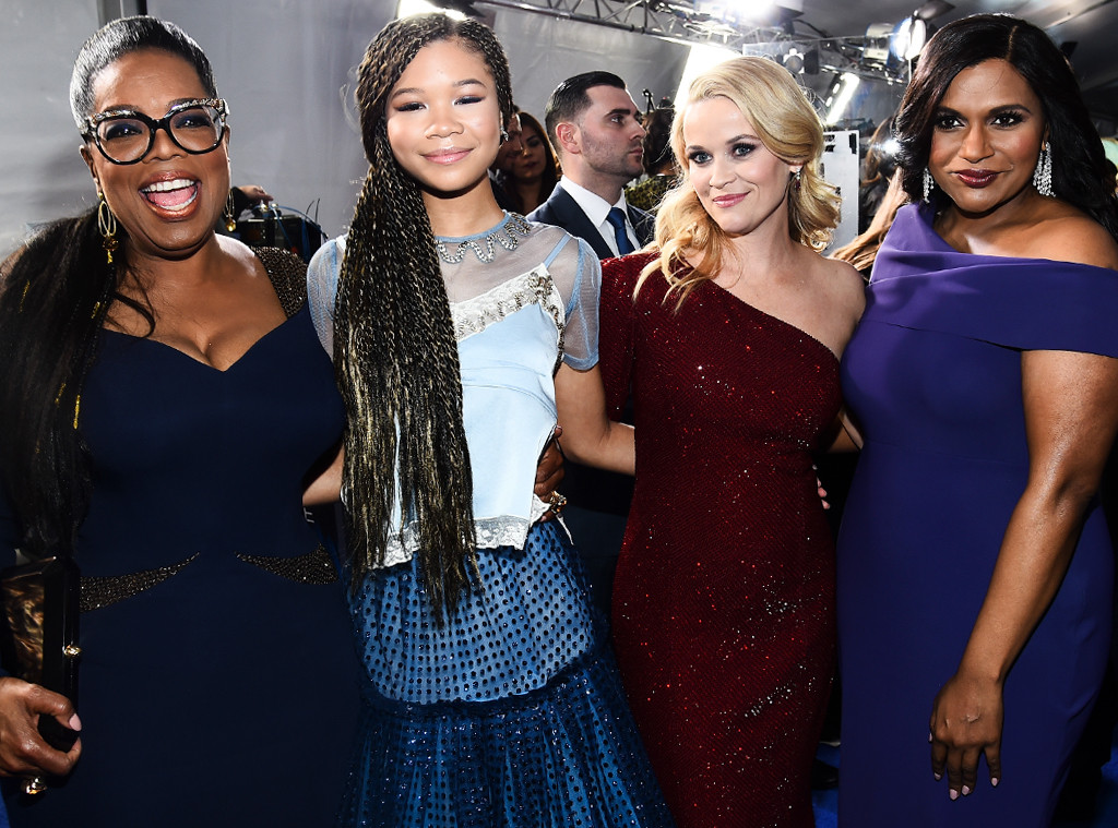 ESC: Reese Witherspoon, Mindy Kaling, Oprah Winfrey, Storm Reid ESC: Reese Witherspoon, Mindy Kaling, Oprah Winfrey, Storm Reid